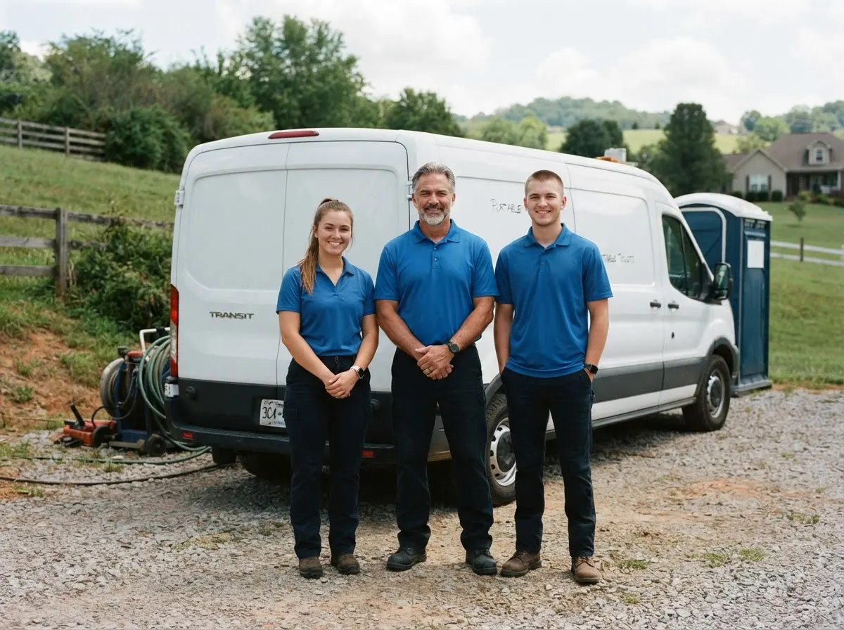 Silver Star Porta Potty portable toilet rentals team in Fairview, TN